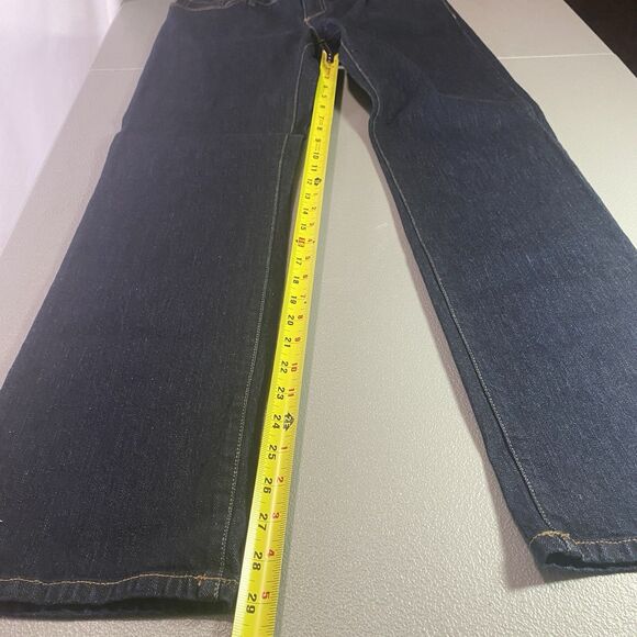 RALPH LAUREN JEANS CO Straight Leg Stretch Denim Mid Rise Womens 10 Dark Blue - Picture 7 of 7